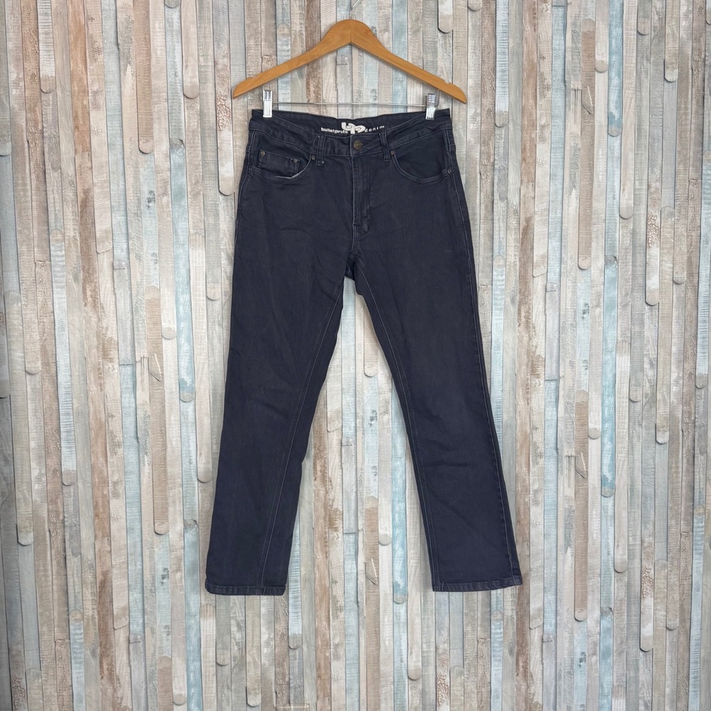 Bulletprufe Denim 32x30 Adventure Slim Straight Jeans Stretch Outdoors Midnight